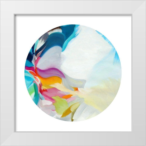 Song of the Sea  White Modern Wood Framed Art Print by Orlov, Irena