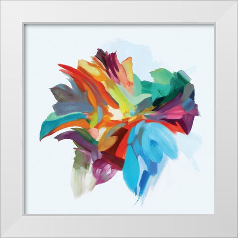 Miracle Flower II  White Modern Wood Framed Art Print by Orlov, Irena