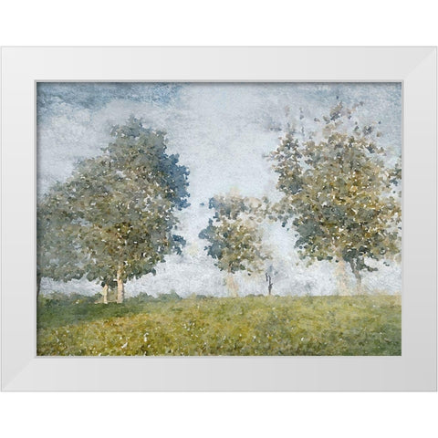 Forest Landscape I White Modern Wood Framed Art Print by Orlov, Irena