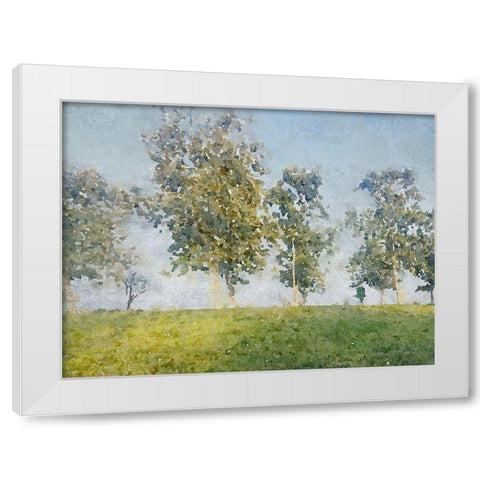 Forest Landscape II White Modern Wood Framed Art Print by Orlov, Irena