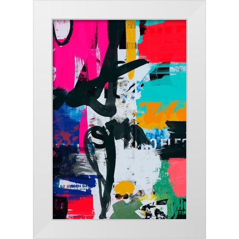 Colour Factory II White Modern Wood Framed Art Print by Orlov, Irena