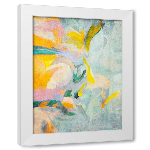Neutral Flow II  White Modern Wood Framed Art Print by Orlov, Irena