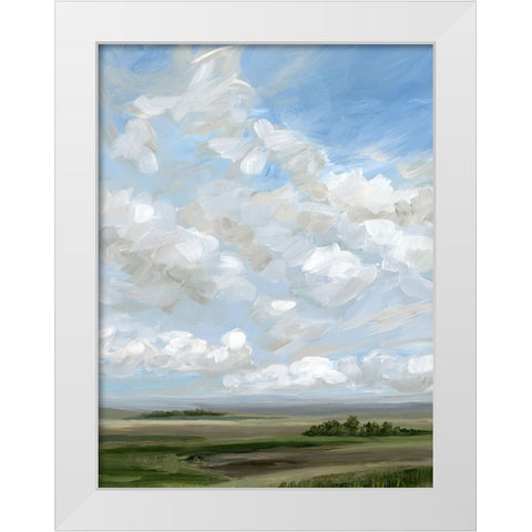 Endless Sky White Modern Wood Framed Art Print by Walsh, Nicole