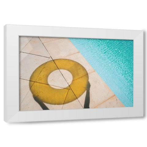 In summer White Modern Wood Framed Art Print by Gispert, Salgado