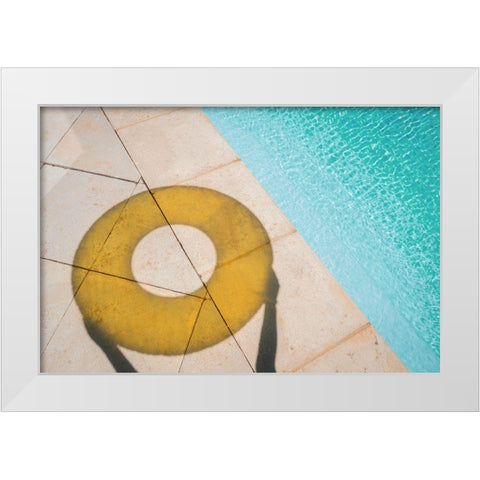 In summer White Modern Wood Framed Art Print by Gispert, Salgado