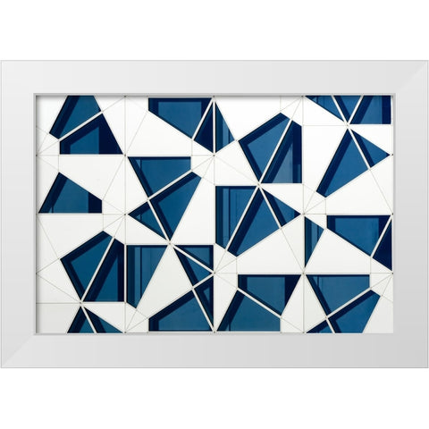 Vangindertael - Puzzle White Modern Wood Framed Art Print by Vangindertael