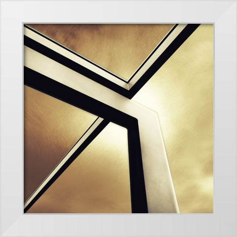 Huybrighs - Atlas White Modern Wood Framed Art Print by Huybrighs