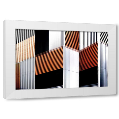 Massetti - Graphics White Modern Wood Framed Art Print by Massetti