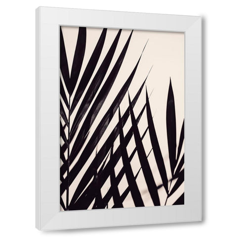 Studio II - Leaves in Vase Gold White Modern Wood Framed Art Print by Studio II