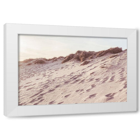 Studio III - Beach 008 White Modern Wood Framed Art Print by Studio III