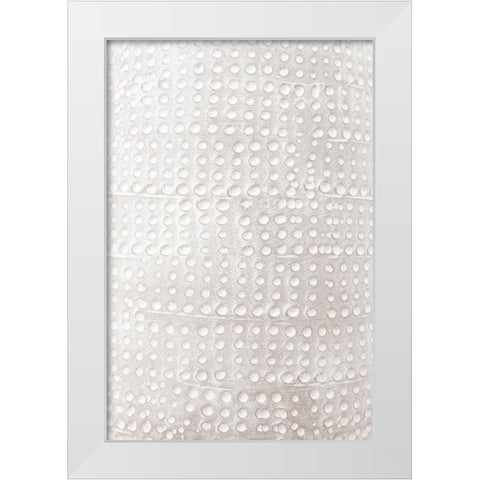 Studio III - Pattern Clay I  White Modern Wood Framed Art Print by Studio III