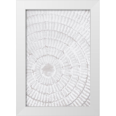 Studio III - Pattern Plate II  White Modern Wood Framed Art Print by Studio III