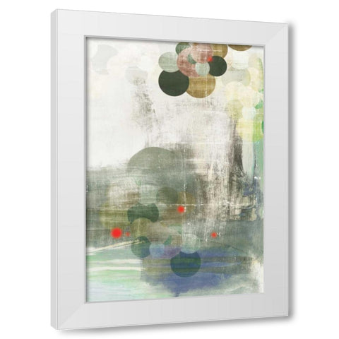 Spherical I White Modern Wood Framed Art Print by PI Studio