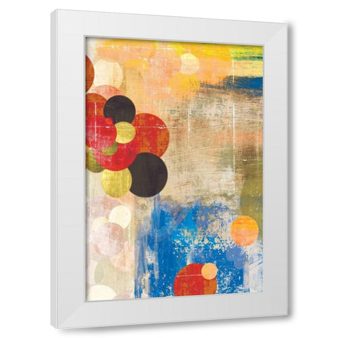 Spherical II White Modern Wood Framed Art Print by PI Studio