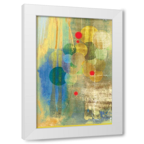 Spherical II White Modern Wood Framed Art Print by PI Studio