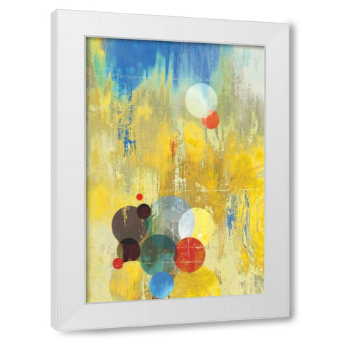 Spherical III White Modern Wood Framed Art Print by PI Studio