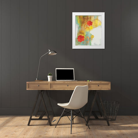 So Pretty White Modern Wood Framed Art Print by PI Studio