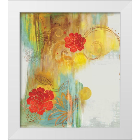 So Pretty White Modern Wood Framed Art Print by PI Studio