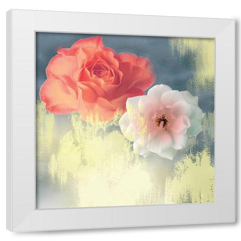 Softness White Modern Wood Framed Art Print by PI Studio