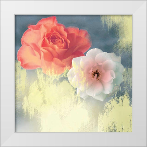 Softness White Modern Wood Framed Art Print by PI Studio