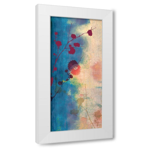 Bliss White Modern Wood Framed Art Print by PI Studio