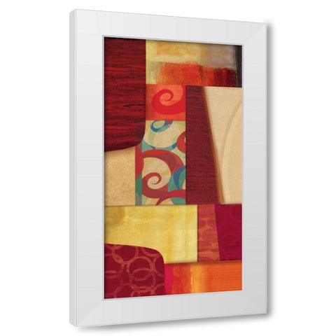 Conversion I White Modern Wood Framed Art Print by PI Studio