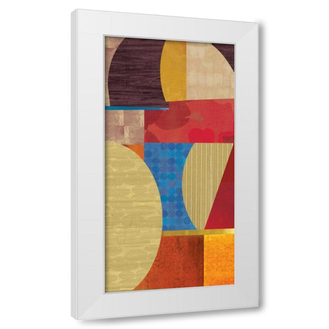 Conversion II White Modern Wood Framed Art Print by PI Studio