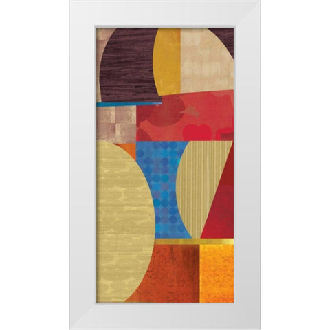 Conversion II White Modern Wood Framed Art Print by PI Studio