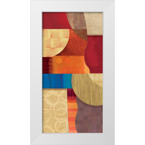 Conversion III White Modern Wood Framed Art Print by PI Studio