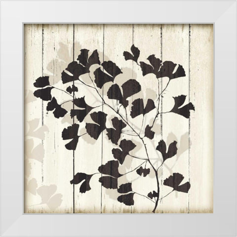 Shadow on Wood I White Modern Wood Framed Art Print by PI Studio