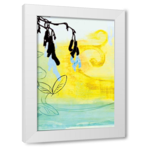 Prettiness White Modern Wood Framed Art Print by PI Studio