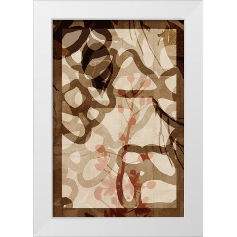 Bedrock White Modern Wood Framed Art Print by PI Studio