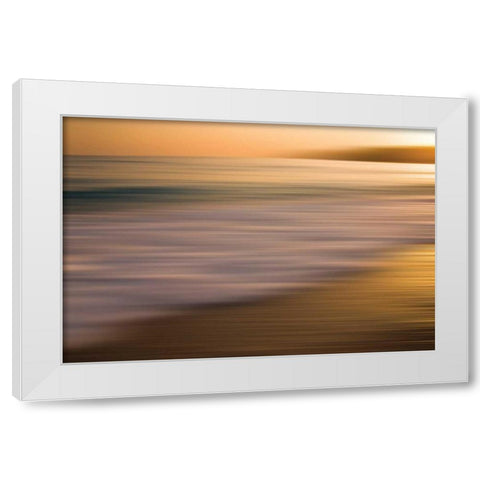 Brilliant White Modern Wood Framed Art Print by PI Studio