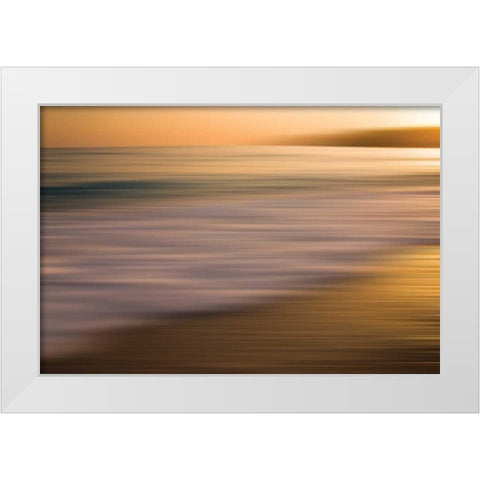 Brilliant White Modern Wood Framed Art Print by PI Studio