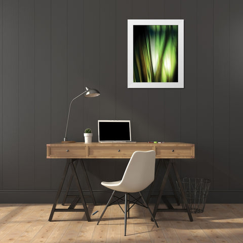 Organic I White Modern Wood Framed Art Print by PI Studio