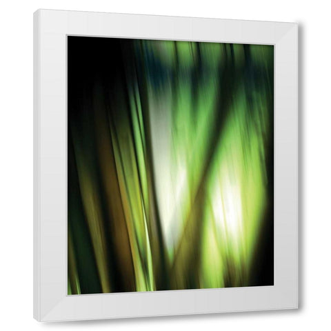 Organic I White Modern Wood Framed Art Print by PI Studio