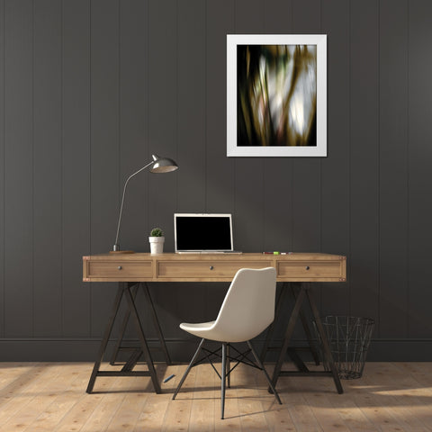 Organic III White Modern Wood Framed Art Print by PI Studio