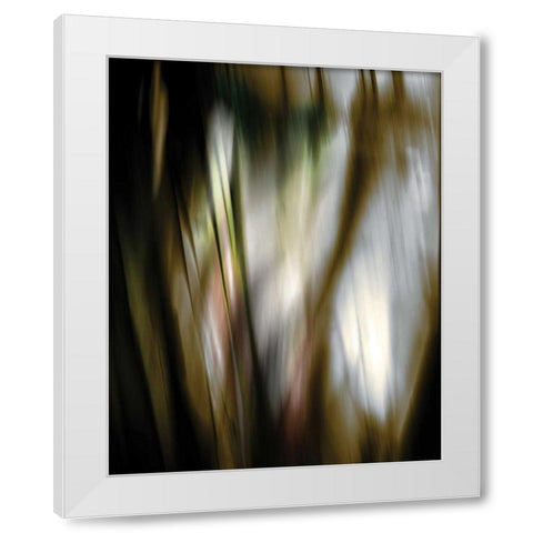 Organic III White Modern Wood Framed Art Print by PI Studio