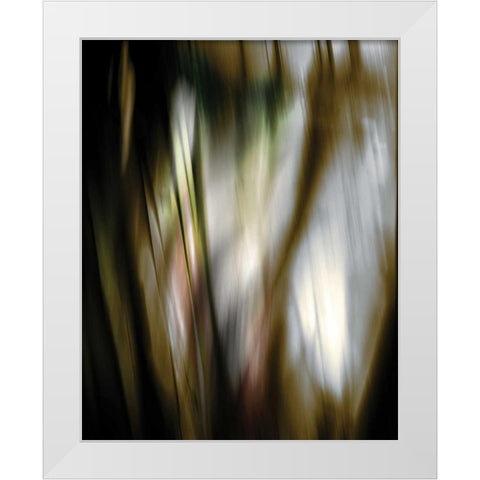 Organic III White Modern Wood Framed Art Print by PI Studio