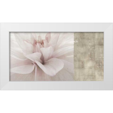 Softness White Modern Wood Framed Art Print by PI Studio