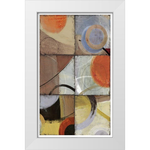 Hole in  I White Modern Wood Framed Art Print by PI Studio