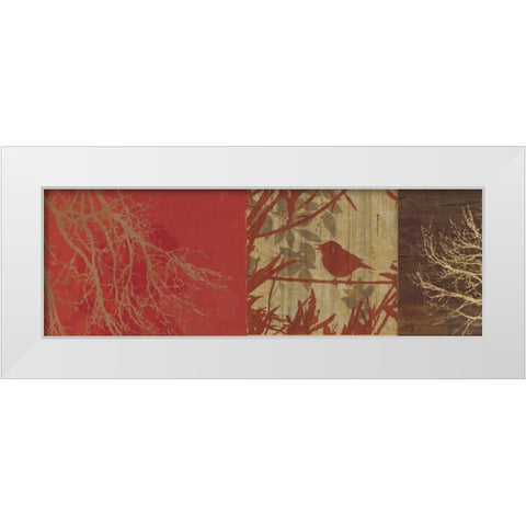 Out on a Limb I White Modern Wood Framed Art Print by PI Studio