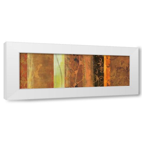 Autumn Soprana White Modern Wood Framed Art Print by PI Studio