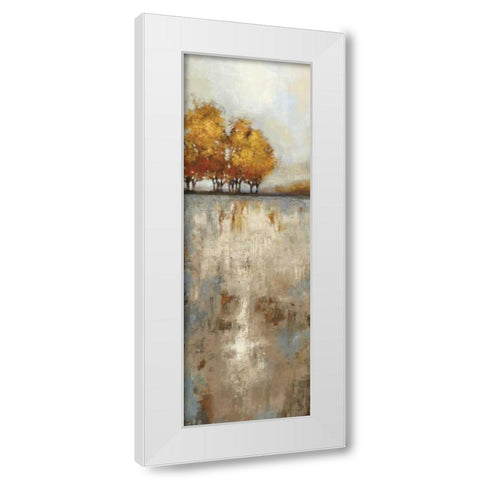 Out of the Blue I White Modern Wood Framed Art Print by PI Studio