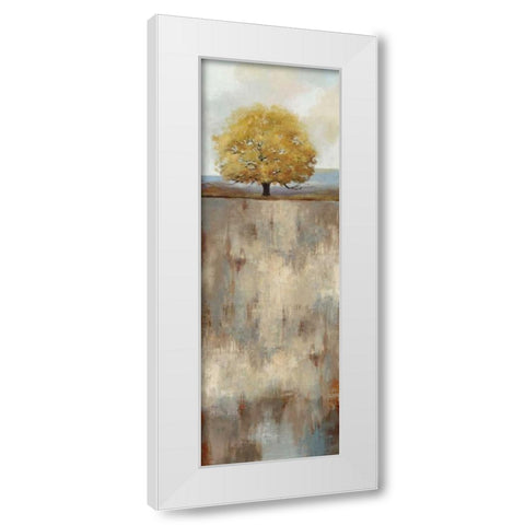 Out of the Blue II White Modern Wood Framed Art Print by PI Studio