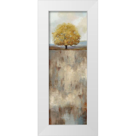 Out of the Blue II White Modern Wood Framed Art Print by PI Studio