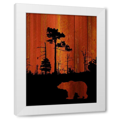 Great Claw White Modern Wood Framed Art Print by PI Studio