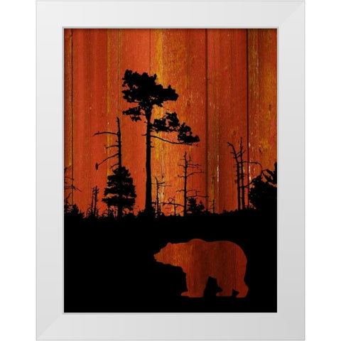 Great Claw White Modern Wood Framed Art Print by PI Studio