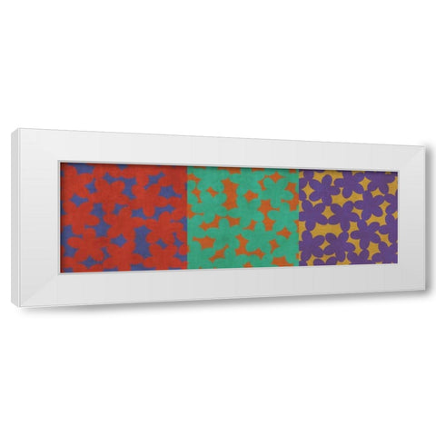 Fun II White Modern Wood Framed Art Print by PI Studio