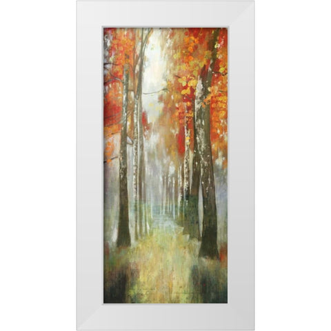 Path of Dreams White Modern Wood Framed Art Print by PI Studio